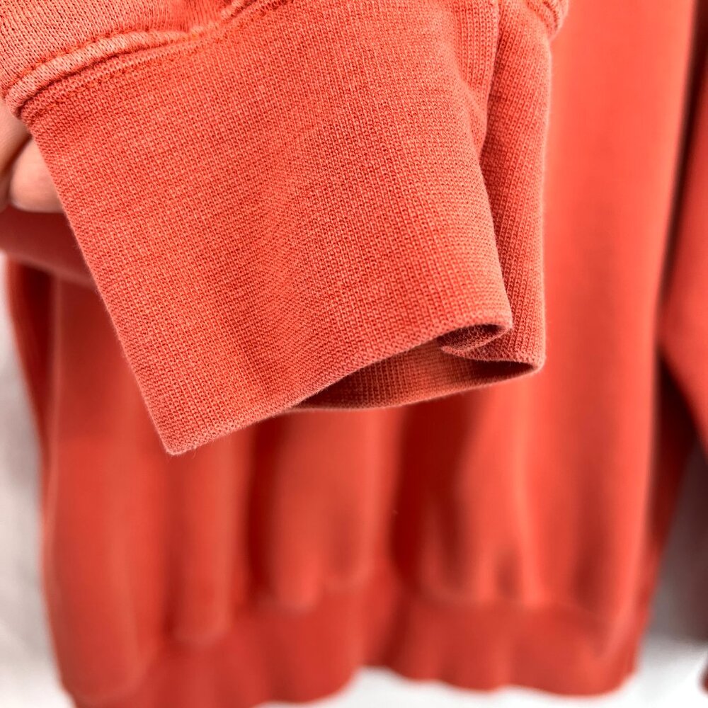 Saratoga NY crewneck pullover sweatshirt equestrian horse orange aesthetic top M - Picture 7 of 9